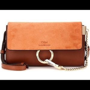 CHLOE Faye Wallet in Tabacco with Authentic Card